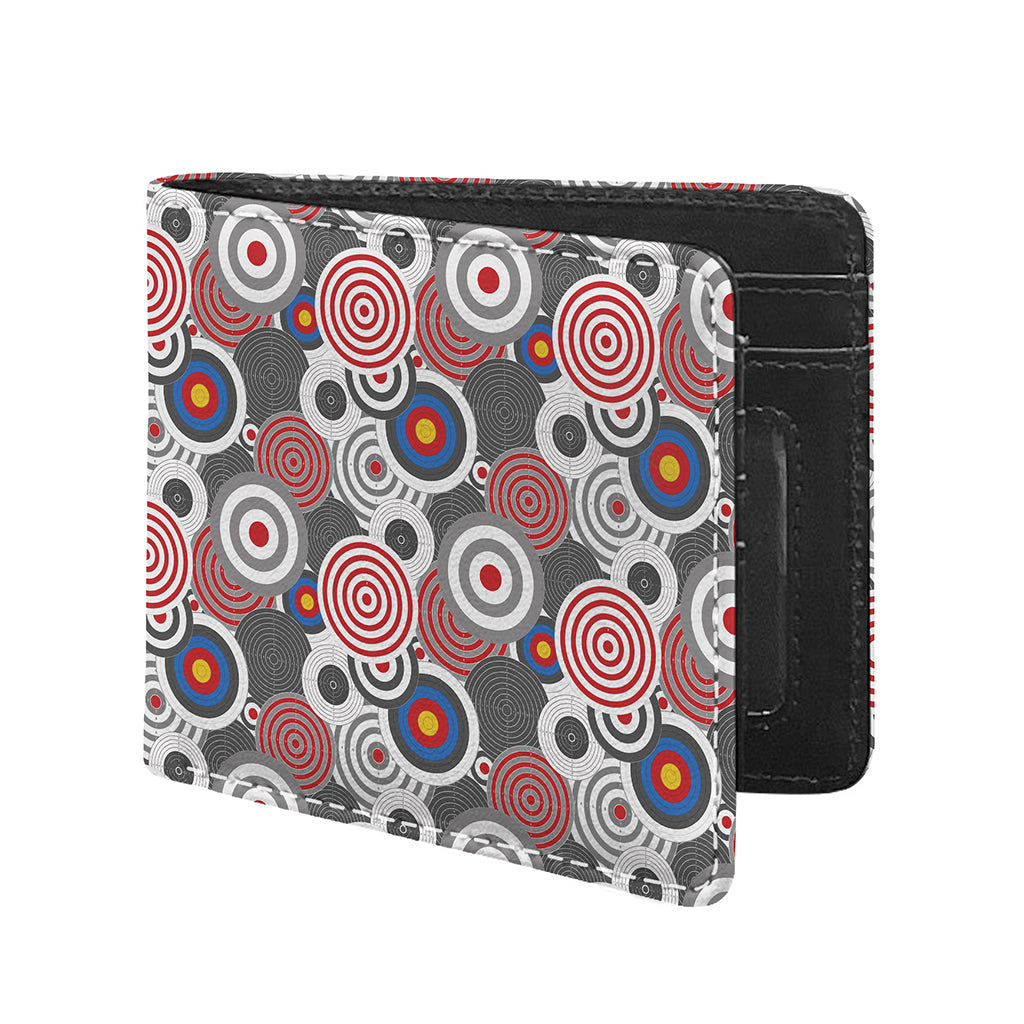 Bullseye Target Pattern Print Bifold Wallet