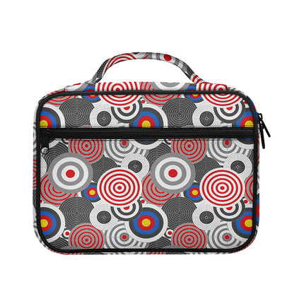Bullseye Target Pattern Print Briefcase Bible Bag