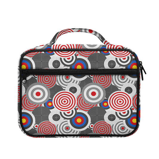 Bullseye Target Pattern Print Briefcase Bible Bag