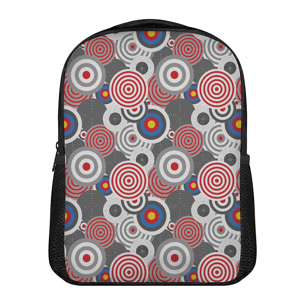 Bullseye Target Pattern Print Casual Backpack