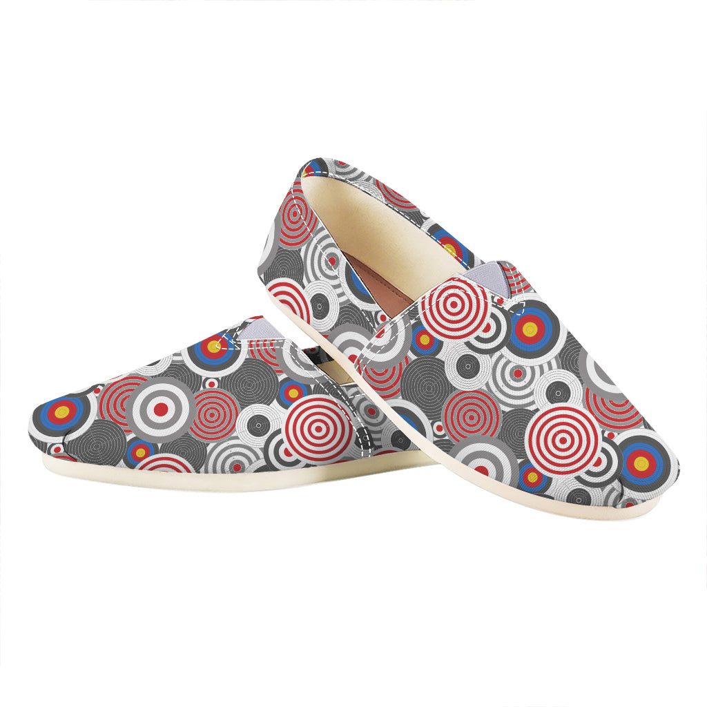 Bullseye Target Pattern Print Casual Shoes