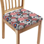 Bullseye Target Pattern Print Chair Cushion Cover