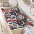 Bullseye Target Pattern Print Changing Pad Cover