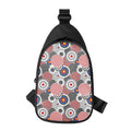 Bullseye Target Pattern Print Sling Bag