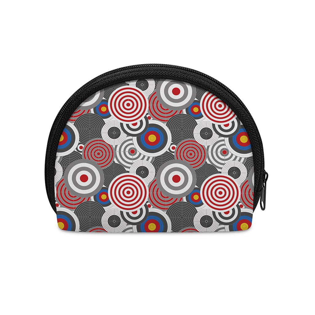 Bullseye Target Pattern Print Coin Purse