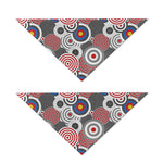 Bullseye Target Pattern Print Dog Bandana