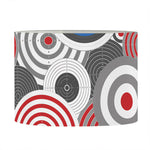 Bullseye Target Pattern Print Drum Lamp Shade