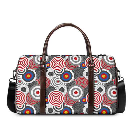 Bullseye Target Pattern Print Duffle Bag