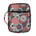 Bullseye Target Pattern Print Front Pocket Bible Bag
