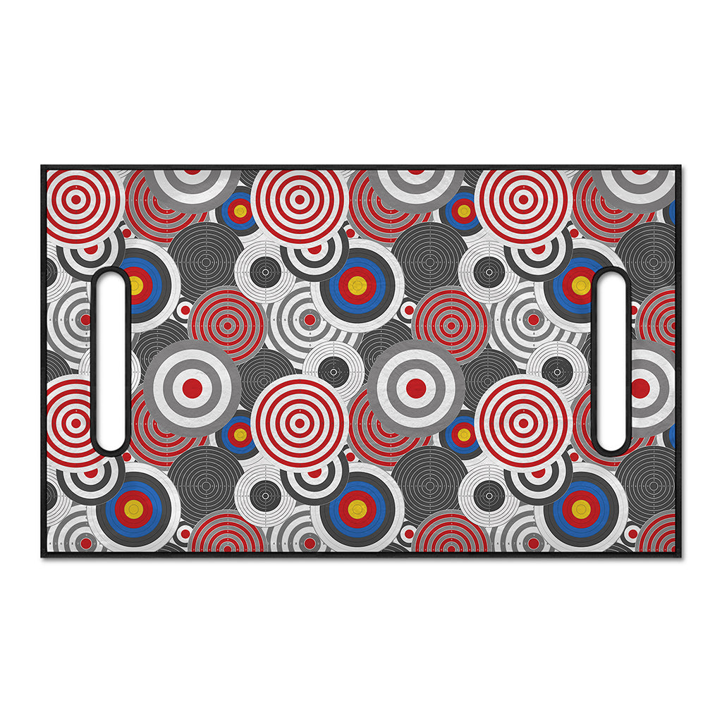 Bullseye Target Pattern Print Golf Cart Seat Cover