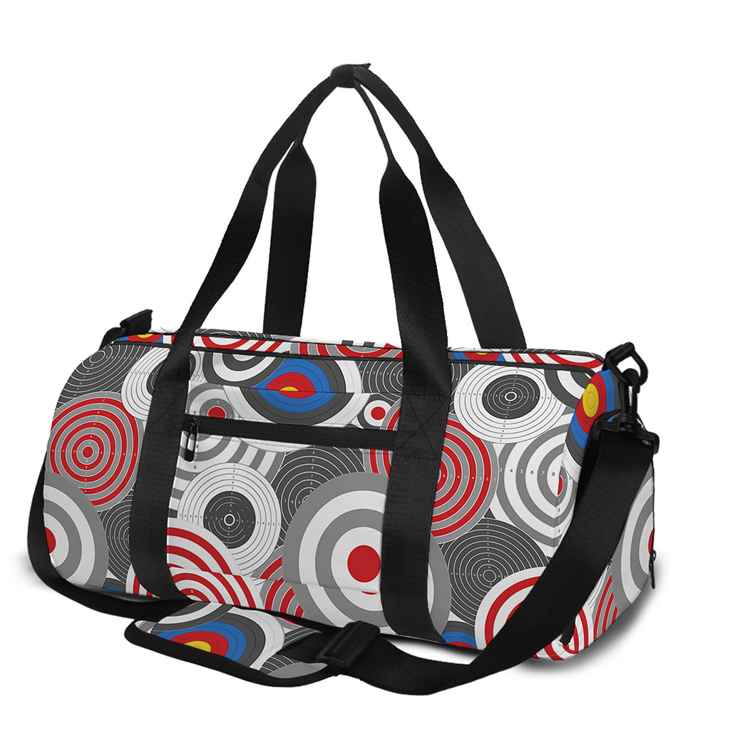 Bullseye Target Pattern Print Gym Bag