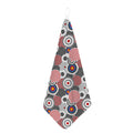 Bullseye Target Pattern Print Hand Towel