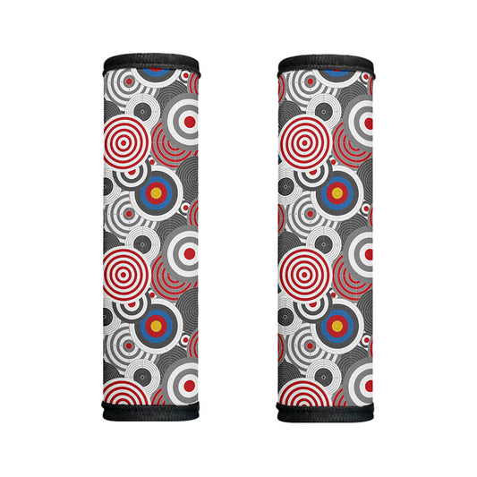 Bullseye Target Pattern Print Handle Covers