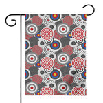 Bullseye Target Pattern Print House Flag