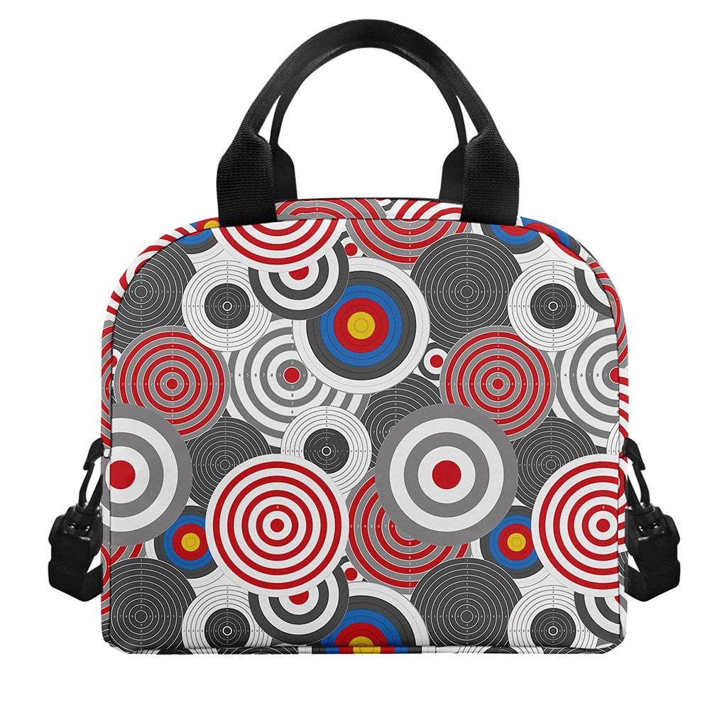 Bullseye Target Pattern Print Insulated Lunch Bag