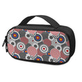Bullseye Target Pattern Print Portable Cooler Travel Case