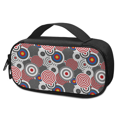 Bullseye Target Pattern Print Insulin Cooler Travel Case