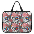 Bullseye Target Pattern Print Laptop Sleeve With Handle