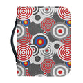 Bullseye Target Pattern Print Leather Bible Cover
