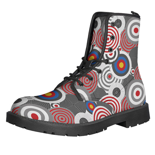 Bullseye Target Pattern Print Backpack