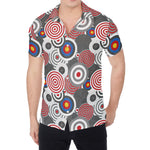 Bullseye Target Pattern Print Men's Shirt