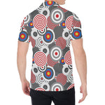 Bullseye Target Pattern Print Men's Shirt