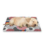 Bullseye Target Pattern Print Pet Cooling Mat Cover