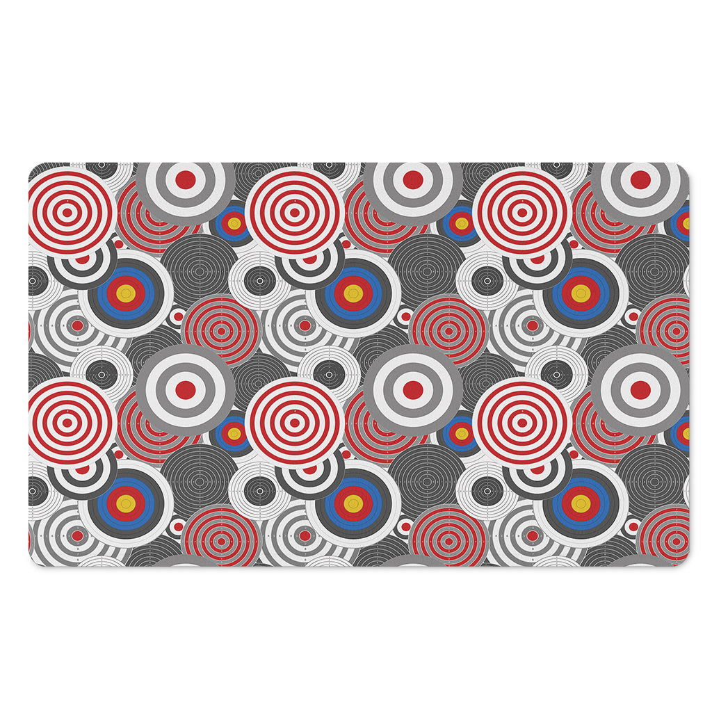 Bullseye Target Pattern Print Polyester Doormat