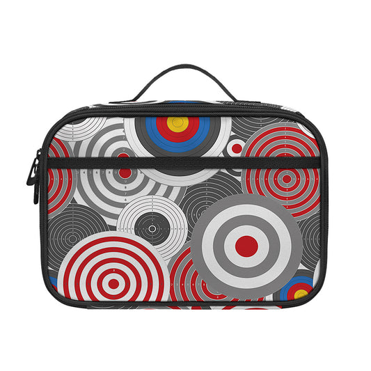 Bullseye Target Pattern Print Portable Lunch Bag