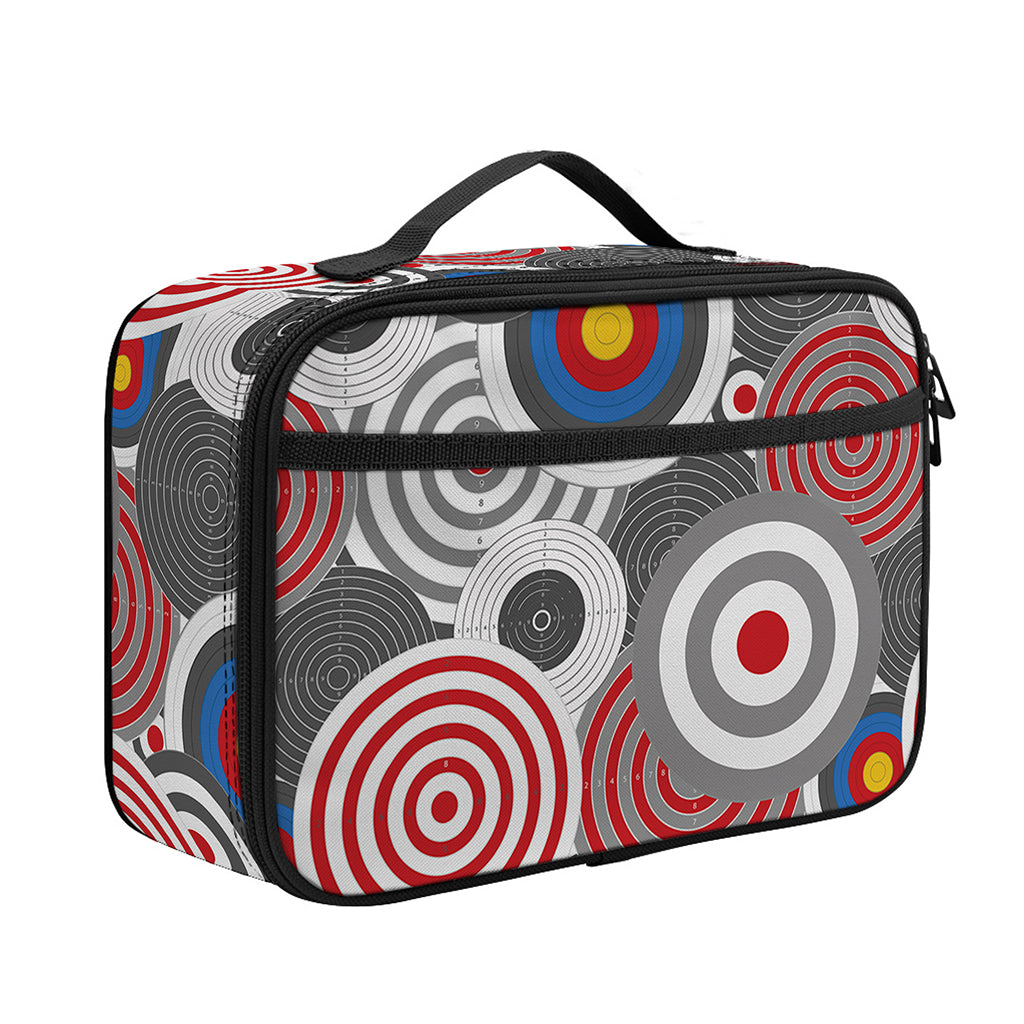 Bullseye Target Pattern Print Portable Lunch Bag