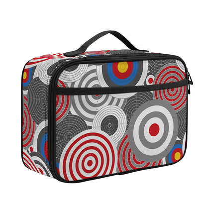 Bullseye Target Pattern Print Portable Lunch Bag
