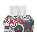 Bullseye Target Pattern Print Rectangle Tissue Box Cover