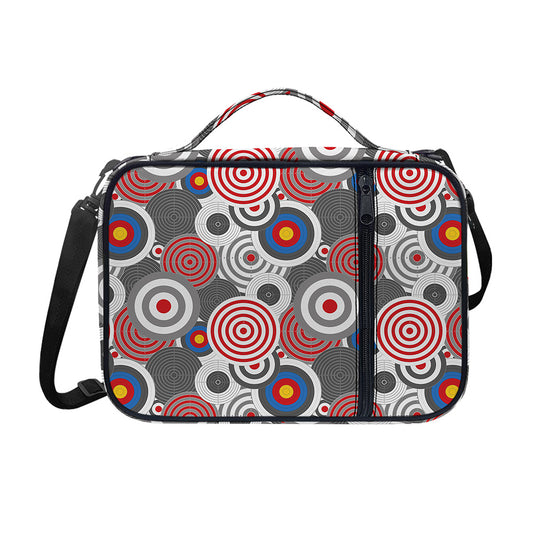 Bullseye Target Pattern Print Shoulder Strap Bible Bag