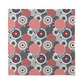 Bullseye Target Pattern Print Silk Bandana