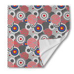 Bullseye Target Pattern Print Silk Bandana