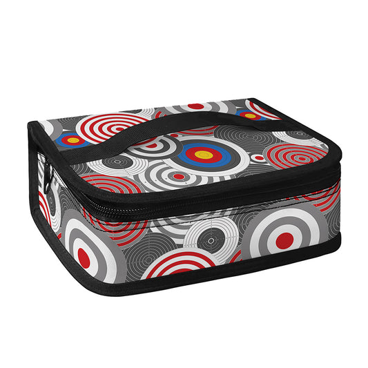Bullseye Target Pattern Print Small Lunch Bag