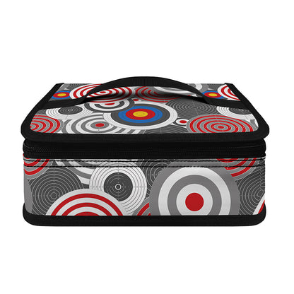 Bullseye Target Pattern Print Small Lunch Bag