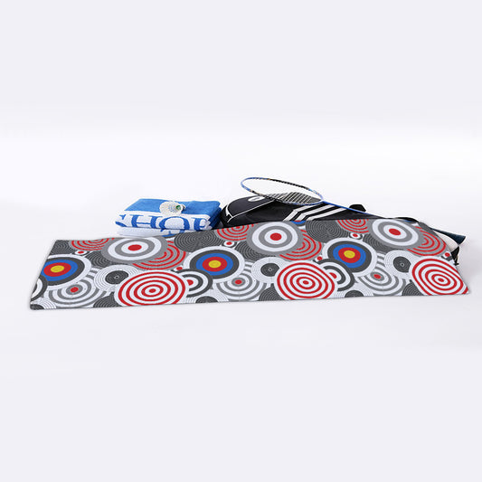 Bullseye Target Pattern Print Sports Towel