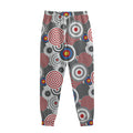 Bullseye Target Pattern Print Sweatpants