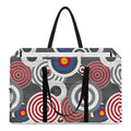 Bullseye Target Pattern Print Utility Tote Bag