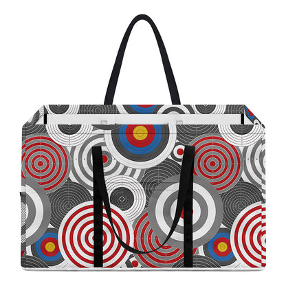 Bullseye Target Pattern Print Utility Tote Bag
