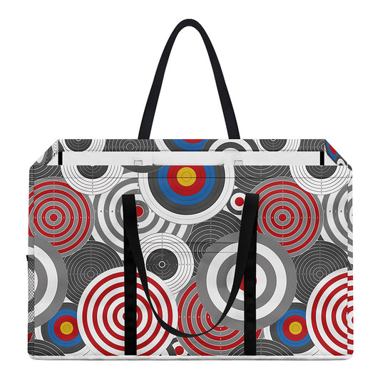 Bullseye Target Pattern Print Utility Tote Bag