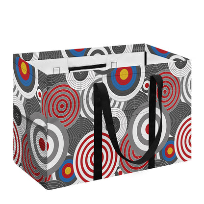 Bullseye Target Pattern Print Utility Tote Bag