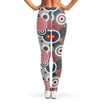 Bullseye Target Pattern Print Women's Leggings