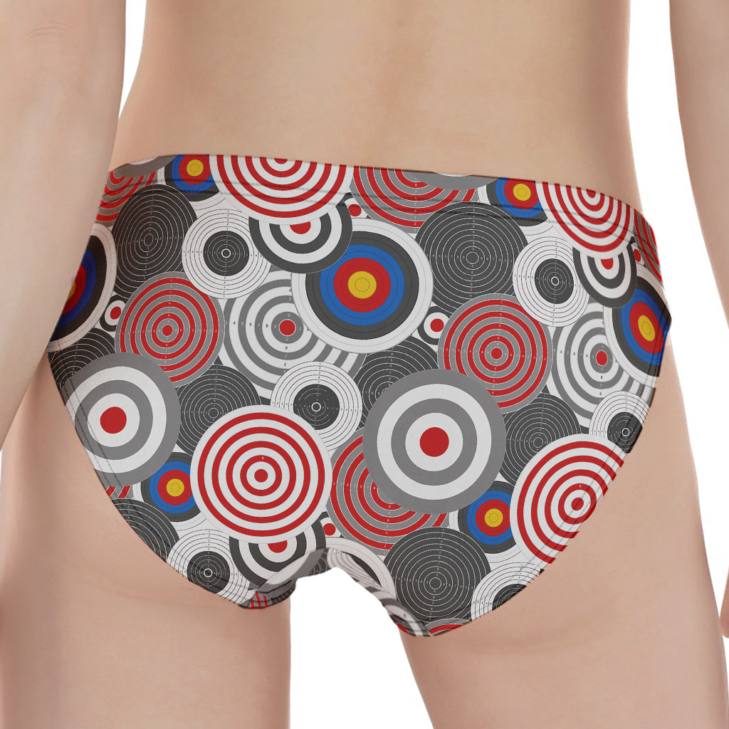 Bullseye Target Pattern Print Women's Panties