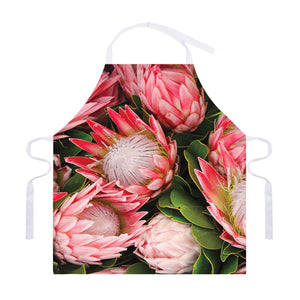 Bunches of Proteas Print Adjustable Apron