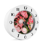 Bunches of Proteas Print Alarm Clock