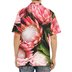 Bunches of Proteas Print Aloha Shirt