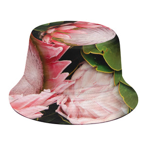 Bunches of Proteas Print Bucket Hat