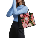 Bunches of Proteas Print Canvas Tote Bag